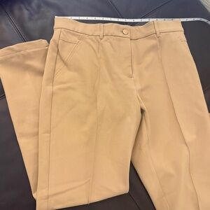 CHICO'S TAN SIZE 1 TROUSERS